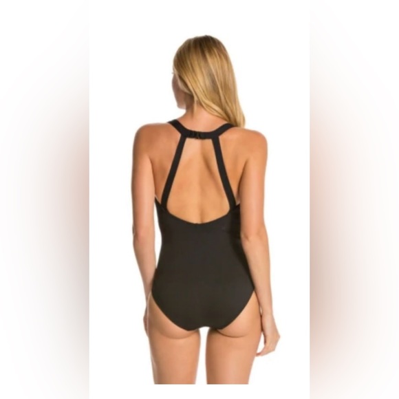 TYR Women’s Solid Halter Controlfit swimsuit size 12 - Picture 2 of 7